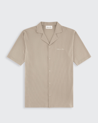 Seersucker Shirt - Stone