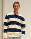 Rugby Knit- Navy & Cream
