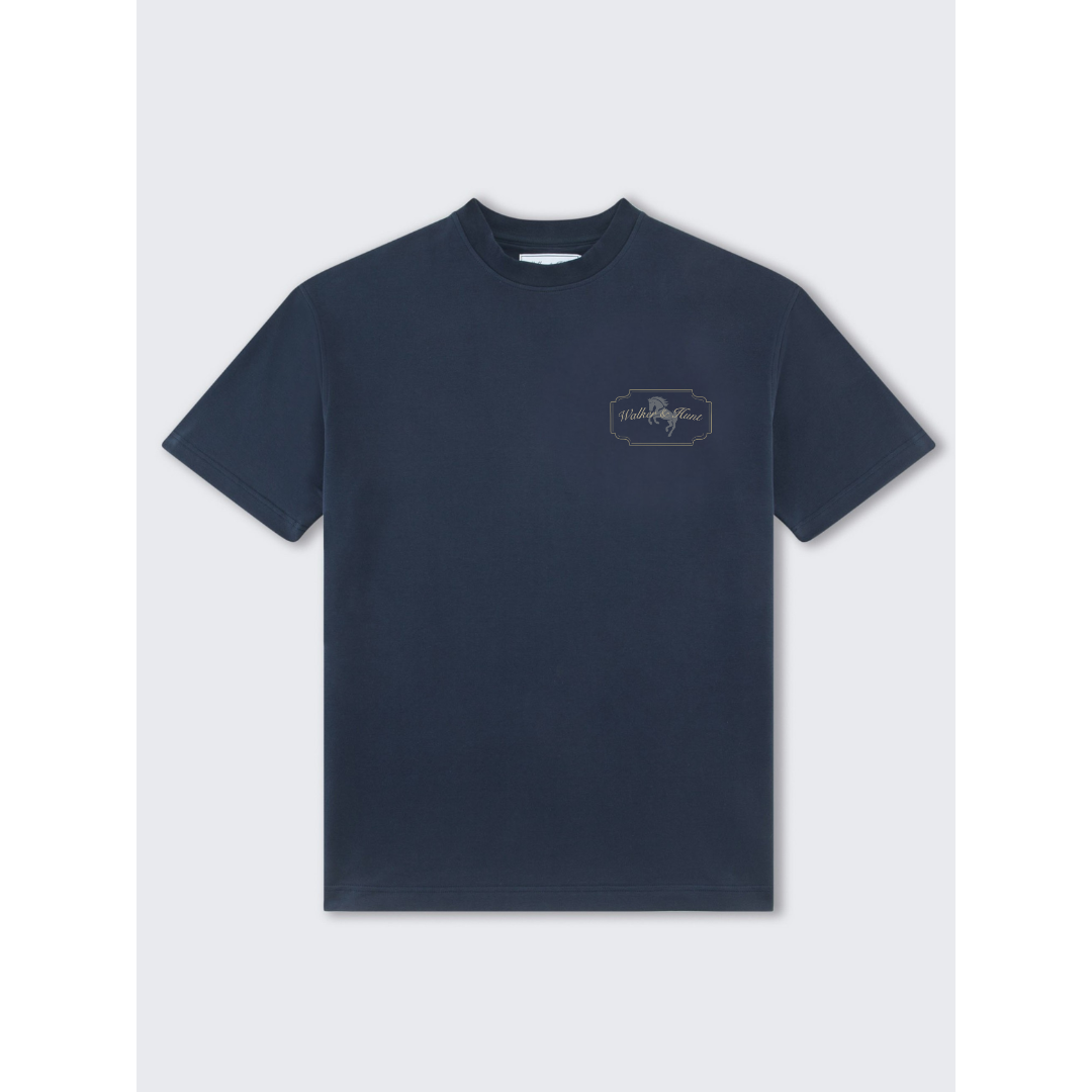 Le Mon Patch Tee — Navy