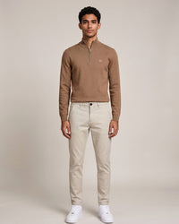 Huxley Quarter Zip - Mocha