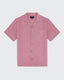 Cuban Collar Shirt- Dusky Pink