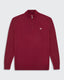 Burgundy Knitted 1/4 Zip