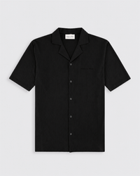 Seersucker Shirt - Black