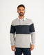 Grey Striped Rugby Shirt