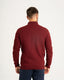 Burgundy Knitted Half Zip