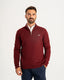 Burgundy Knitted Half Zip