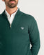 Hunter Green Knitted  1/4 Zip