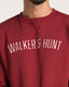 Burgundy Appliqué Sweatshirt