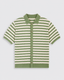 Striped Knitted Shirt - Sage