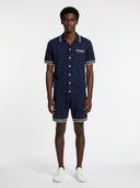Resort Knitted Shirt — Navy