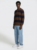 Oversized Lando Knit - Brown & Navy