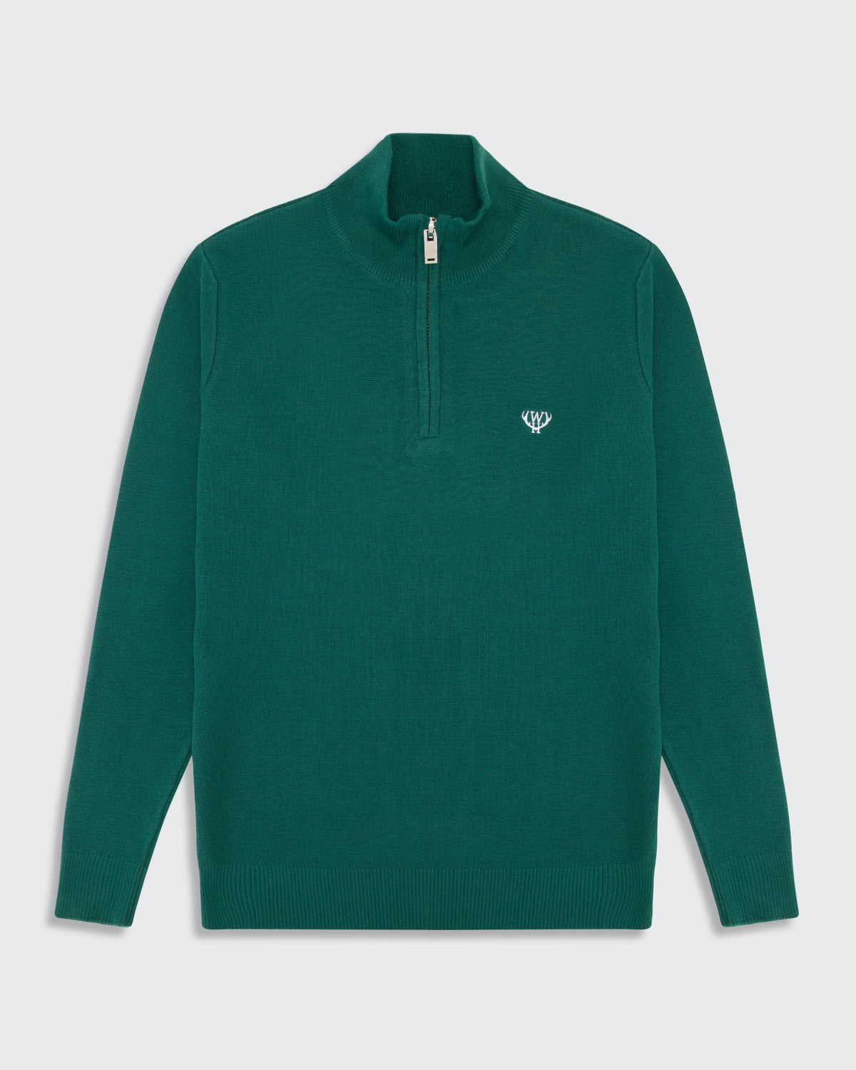 Huxley Quarter Zip - Emerald Green