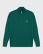 Hunter Green Knitted  Half Zip