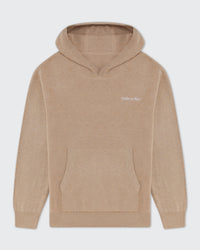 W&H Knitted Hoodie - Mocha