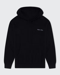 W&H Knitted Hoodie - Black