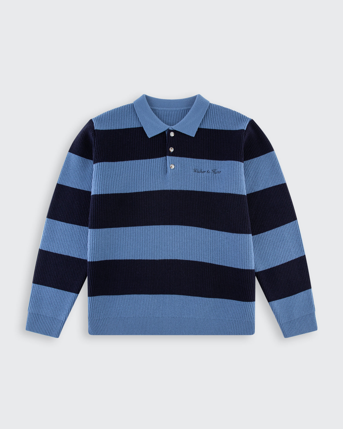 Oversized Lando Knit - Steel & Navy