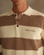 Rugby Knit - Mocha & Cream