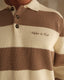 Rugby Knit - Mocha & Cream