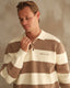 Rugby Knit - Mocha & Cream