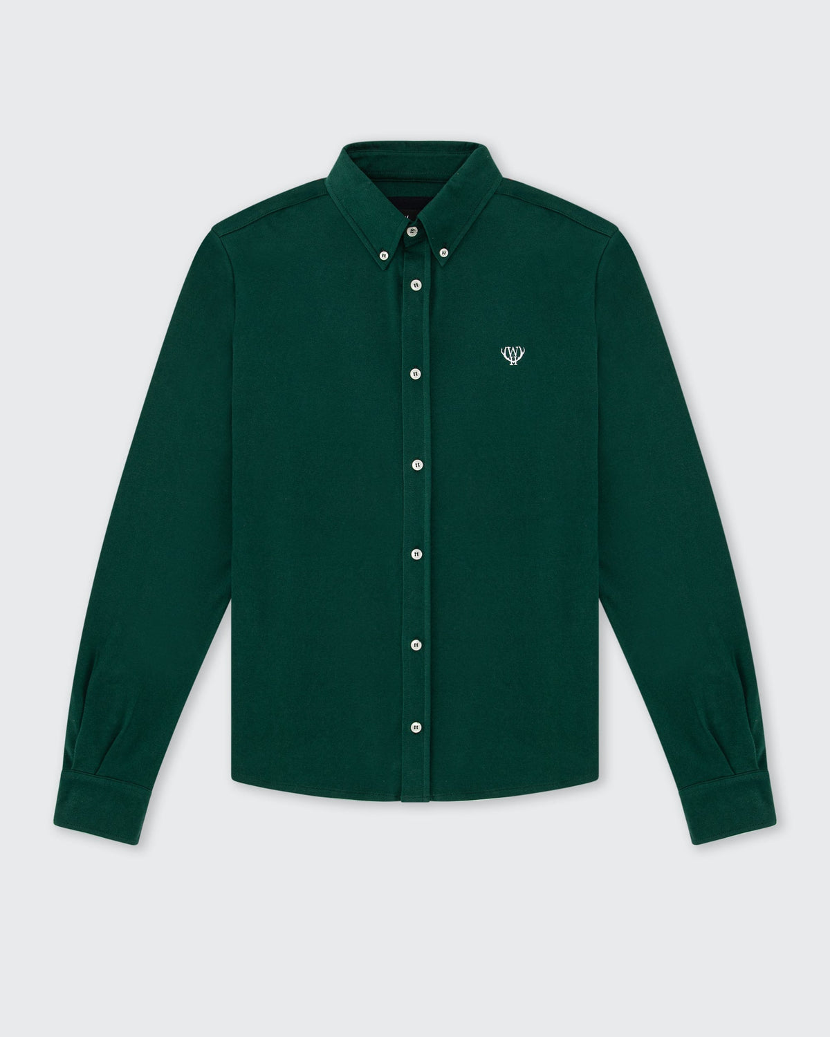 Piqué Stretch Shirt- Green