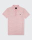 Textured Polo- Light Pink