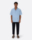 Cuban Collar Shirt- Light Blue