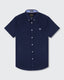 Short Sleeve Oxford- Navy