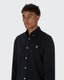 Pique Stretch Shirt- Navy