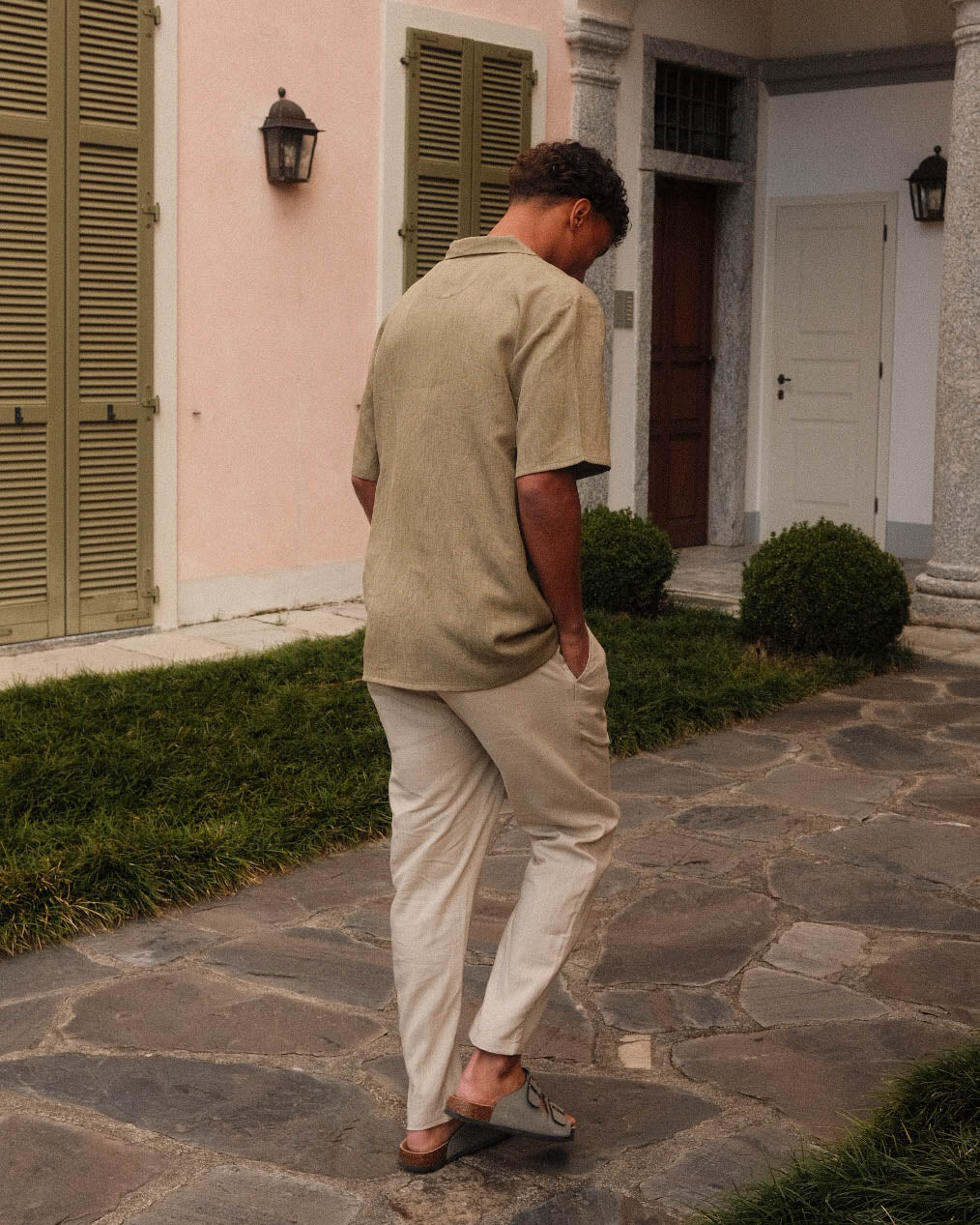 【美品】seed and soil Linen pants oat 美品】seed and soil Linen pants oat