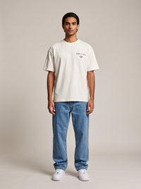 St Tropez Tennis Club Tee - Off White