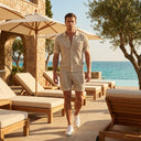 Resort Knitted Short- Beige